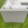 patio sofa, footstool, cushions & cover Image 6
