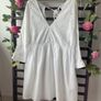 dress Zara white Broderie anglaise dress size large Image 3