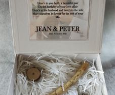 Personalised Wedding pen & keyring set, use to sign register (25331)