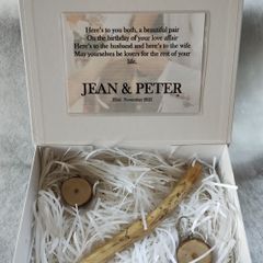 Personalised Wedding pen & keyring set, use to sign register (25331)