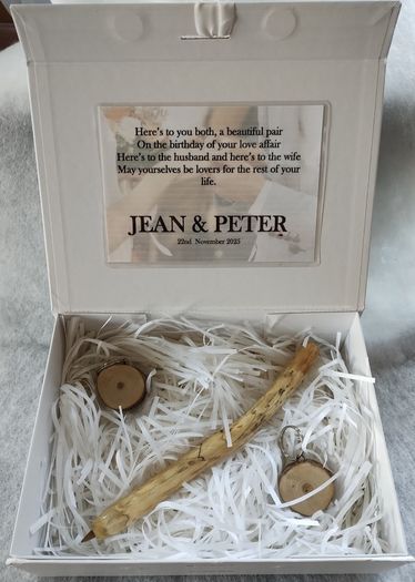 Personalised Wedding pen & keyring set, use to sign register (25331)