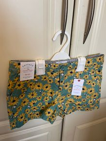 BNWT FatFace sunflower shorts with adjustable waist