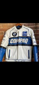 vintage leather bmw jacket