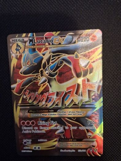 Pokemon Card : Mega Lucario ex 55a
