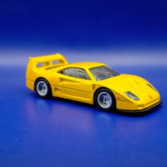 Hot Wheels Ferrari F40 Competizione with custom wheels.