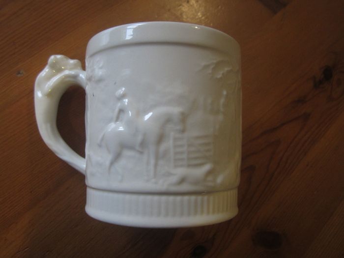 WEDGEWOOD Etruria Mug....horse scene