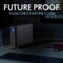 LaCie d2 Professional 16TB - USB-C Desktop External Hard Drive, for Mac and Windows - Professional desktop HDD for creative workflows Image 2