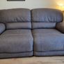 2x 3 Seater Recliners Image 3