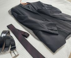 Junior Black Tuxedo with Tie & Belt