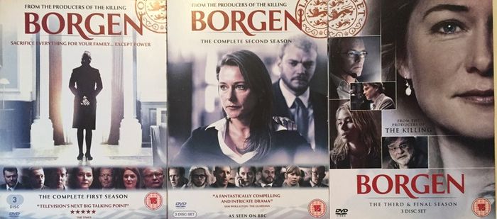 Borgen - Seasons 1-3 [DVD TV Boxset] Danish Language with English Subtitles.