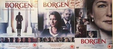 Borgen - Seasons 1-3 [DVD TV Boxset] Danish Language with English Subtitles.
