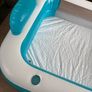 Summer Waves Rectangular Family Pool w/ Cupholder and Headrest Image 2