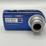 Sony CyberShot DSC-P100 5.1MP Digital Camera Carl Zeiss Lens - Full Kit - Blue Image 2