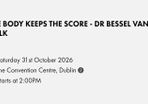 Bessel van der Kolk Ticket - Convention Centre