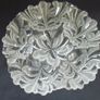 Vintage multi segment frosted glass serving platter Image 2