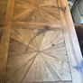 Large heavy French solid oak vintage table Image 7