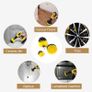 3Pcs/Set Electric Scrubber Brush Drill Brush Kit Plastic Round Cleaning Brush For Carpet Glass Car Tires Nylon Brushes 2/3.5/4'' Image 3