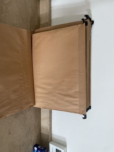 Vintage paper files x 7