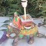 Early 20th Century Hindu Elephant plaster lamp Image 3