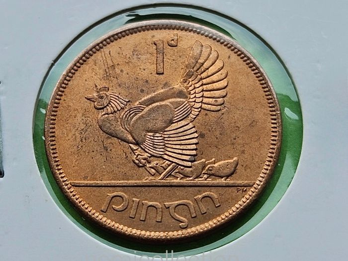 Ireland 1966 year Uncirculated Bronze Penny.