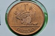 Ireland 1966 year Uncirculated Bronze Penny.