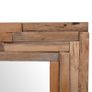 Decorative Mirror Teak 90x60 cm Rectangular Image 2