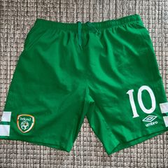 Republic of Ireland 2016 player issue (possibly match worn) football shorts