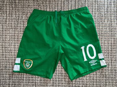 Republic of Ireland 2016 player issue (possibly match worn) football shorts