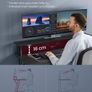 Gaming Desk with LED Lighting  60 x 120 x 76 cm Image 3