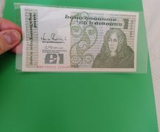 1989 Replacement One Pound Banknote