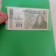 1989 Replacement One Pound Banknote