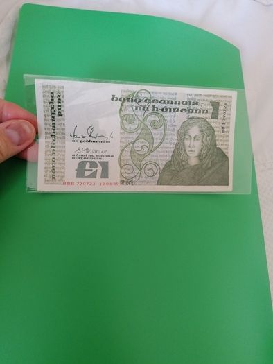 1989 Replacement One Pound Banknote