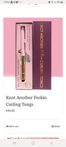 Knot another feckin curling tongs