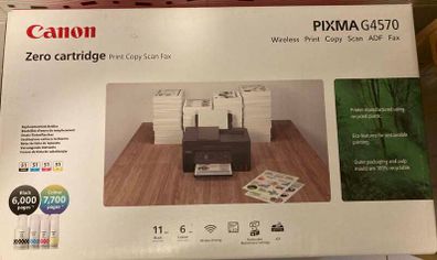 Canon PIXMA G4570 Wireless Colour All-in-one Refillable MegaTank Inkjet Printer