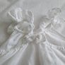 Hust & Claire White Baby Romper / Playsuit - 12 months Image 4