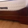 Mahogany sleigh bed Image 2