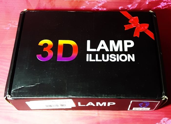 remote control 3D night light, various colours