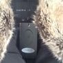 Warm black coat with detachable fur Image 7