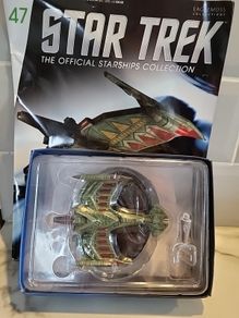 star trek eaglemoss klingon iks negh'var model
