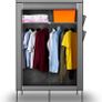 Canvas Fabric Wardrobe 108x45x170 Cm - Free Delivery Nationwide Image 8