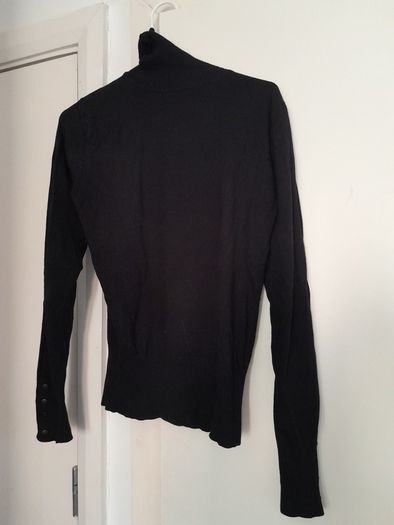 Black turtle neck, long sleeve
