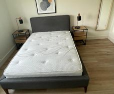 Complete Double Bedroom Set - Bed, Mattress, Tables & Lamps (Like New)