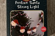 Christmas Santas Savers LED Festive Santa String Light