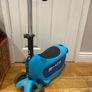 Mini micro scooter with storage seat and seat with obar Image 3