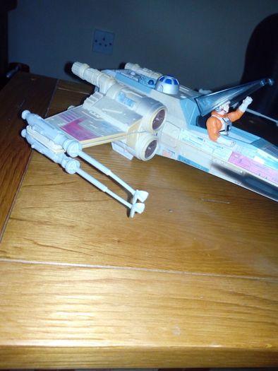 Star Wars Millennium Falcon (1995) and X-Wing (1995)