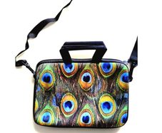 Peacock Feather Pattern Bag
