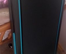 Treadmill for home with 33OlBS capacity 2 75 HP upgraded portable under desk running machine  with  magnet. REMOTE CONTROL,LED REPLAY. COLOUR BLACK-BLUE .HARDLY USED BOUGHT FEW  MONTHS AGO.