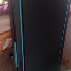 Treadmill for home with 33OlBS capacity 2 75 HP upgraded portable under desk running machine  with  magnet. REMOTE CONTROL,LED REPLAY. COLOUR BLACK-BLUE .HARDLY USED BOUGHT FEW  MONTHS AGO.
