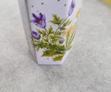 LOVELY Small Vase Flowers Decorated  .