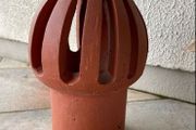 Terracotta chimney cap lid
